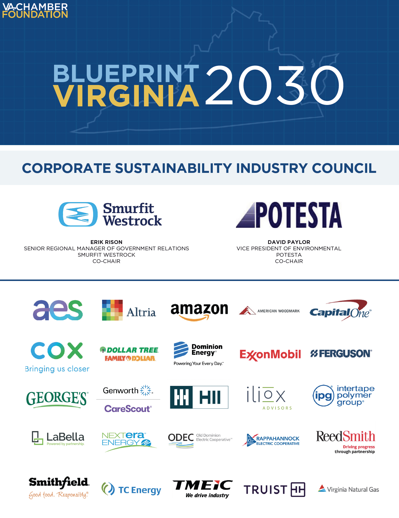Corporate Sustainability Industry Council – Virginia Chamber of Commerce