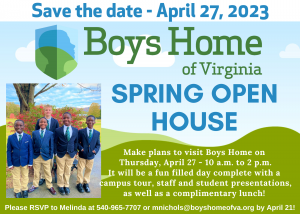Save the date - Spring Open House