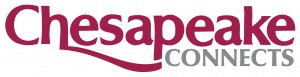 Chesapeake Connects Logo - Burgundy-Gray