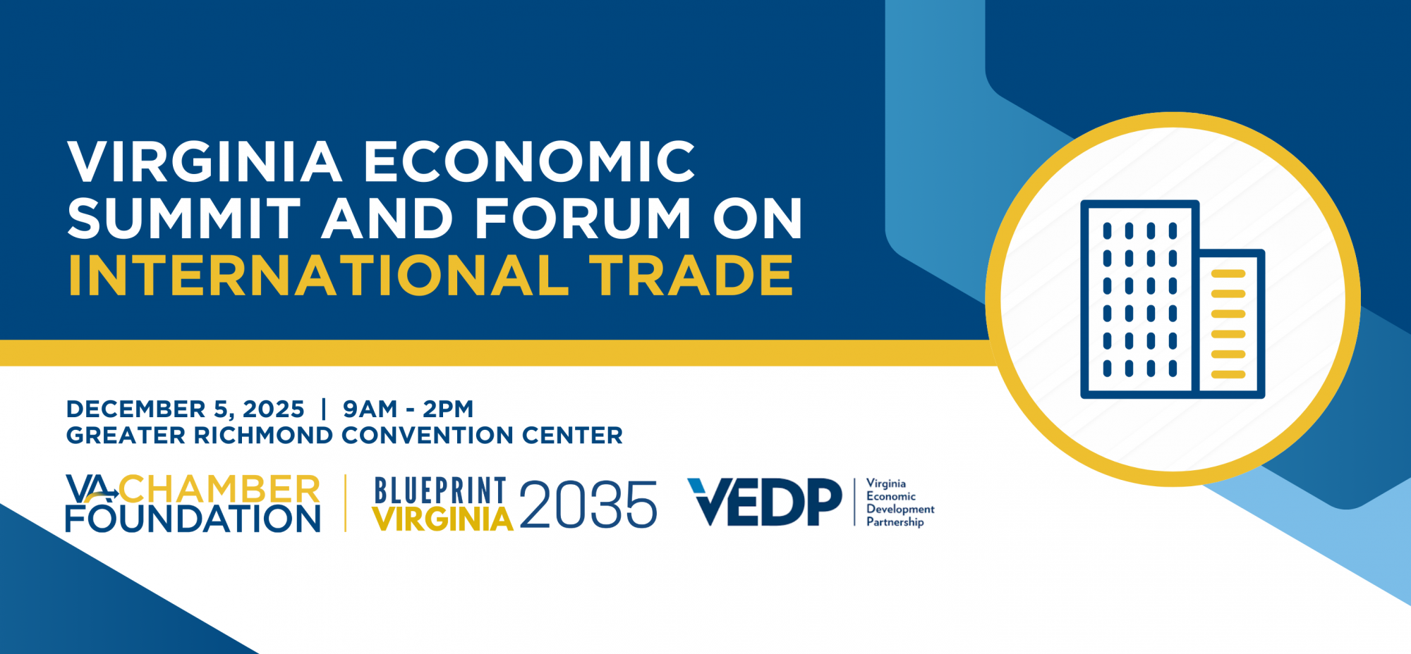 Virginia Economic Summit and Forum on International Trade - December 5
